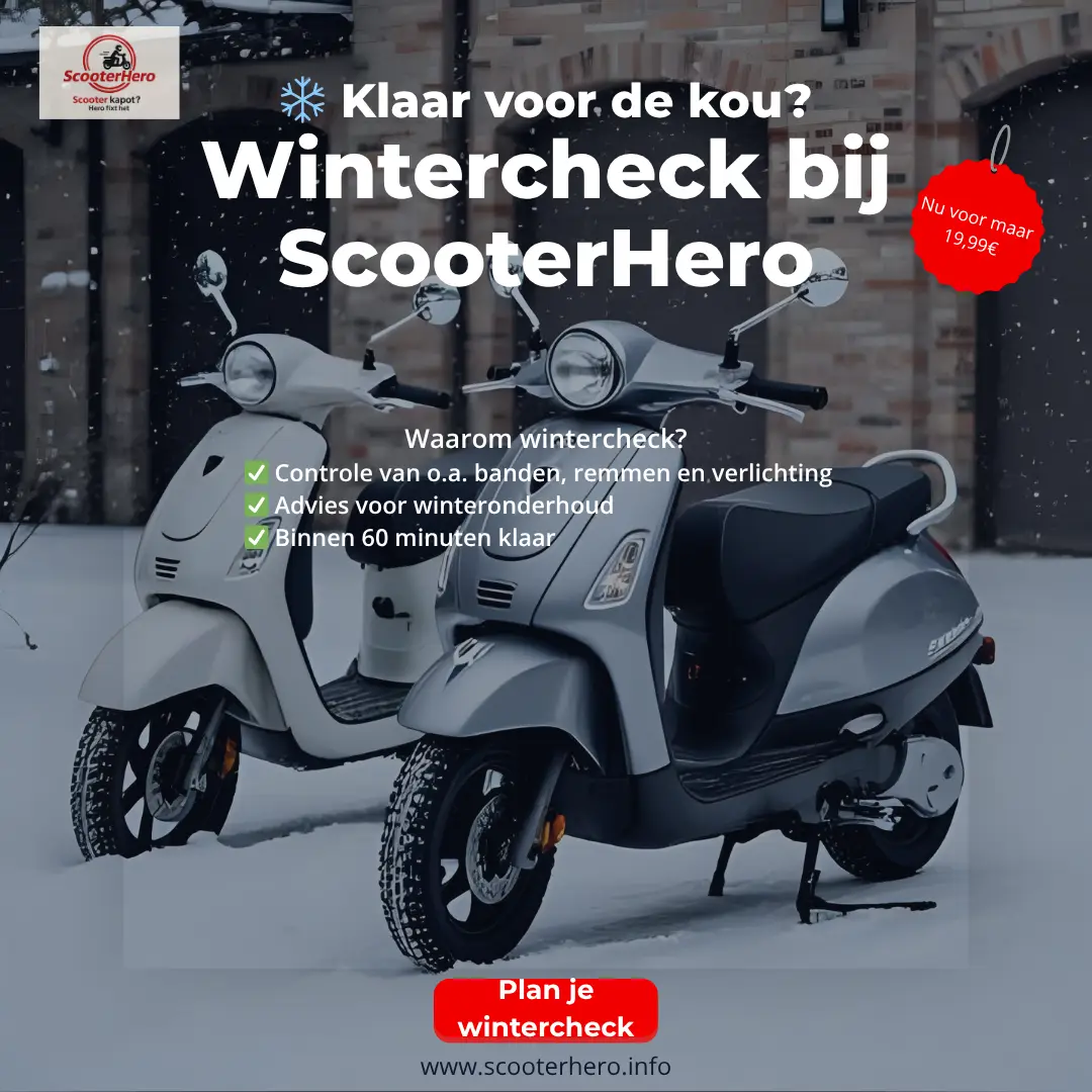 Wintercheck ScooterHero – controle banden remmen verlichting Made